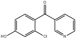 3-(2-Chloro-4-hydroxybenzoyl)pyridine Structure