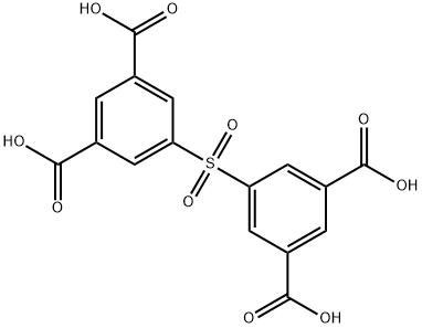 1,3-Benzenedicarboxylic acid, 5,5'-sulfonylbis- Structure
