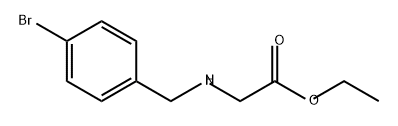 Glycine, N-[(4-bromophenyl)methyl]-, ethyl ester,6436-94-8,结构式