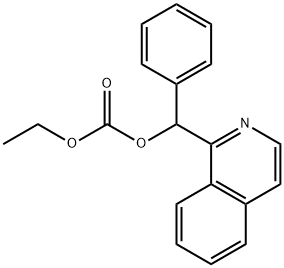 Ethyl (isoquinolin-1-yl(phenyl)methyl) carbonate 结构式