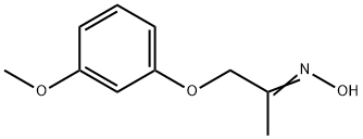 2-Propanone, 1-(3-methoxyphenoxy)-, oxime 结构式