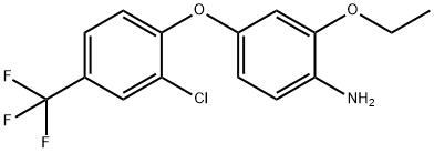 Benzenamine, 4-[2-chloro-4-(trifluoromethyl)phenoxy]-2-ethoxy- Struktur