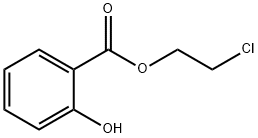 Benzoic acid, 2-hydroxy-, 2-chloroethyl ester,64496-78-2,结构式