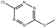 1,2,4,5-Tetrazine, 3-chloro-6-(methylthio)- Struktur