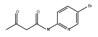 Butanamide, N-(5-bromo-2-pyridinyl)-3-oxo- Structure