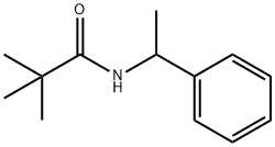 Propanamide, 2,2-dimethyl-N-(1-phenylethyl)- Struktur
