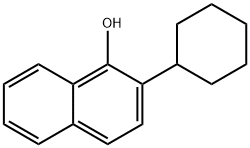 2-Cyclohexylnaphthalen-1-ol Struktur
