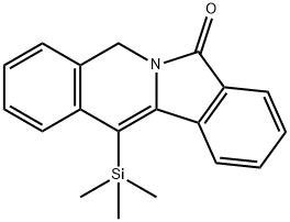 12-(Trimethylsilyl)isoindolo[2,1-b]isoquinolin-7(5H)-one 结构式