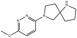 7-(6-Methoxypyridazin-3-yl)-1,7-diazaspiro[4.4]nonane Struktur