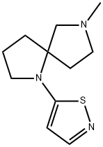 5-(7-Methyl-1,7-diazaspiro[4.4]nonan-1-yl)isothiazole 结构式