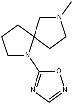 5-(7-Methyl-1,7-diazaspiro[4.4]nonan-1-yl)-1,2,4-oxadiazole Structure