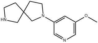 2-(5-Methoxypyridin-3-yl)-2,7-diazaspiro[4.4]nonane,646056-52-2,结构式