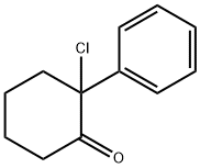 Cyclohexanone, 2-chloro-2-phenyl- Structure