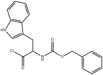 Carbamic acid, [2-chloro-1-(1H-indol-3-ylmethyl)-2-oxoethyl]-, phenylmethyl ester (9CI)