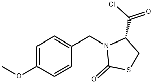 4-Thiazolidinecarbonyl chloride, 3-[(4-methoxyphenyl)methyl]-2-oxo-, (4S)-