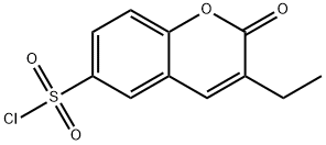 3-Ethyl-2-oxo-2H-chromene-6-sulfonyl chloride Struktur