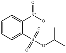 Benzenesulfonic acid, 2-nitro-, 1-methylethyl ester Structure