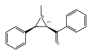 Methanone, [(2R,3R)-1-methyl-3-phenyl-2-aziridinyl]phenyl-, rel-