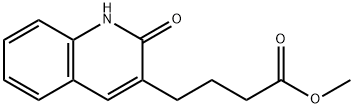 Methyl 4-(2-oxo-1,2-dihydroquinolin-3-yl)butanoate Struktur