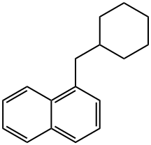 Naphthalene, 1-(cyclohexylmethyl)- Struktur