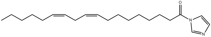 1H-Imidazole, 1-(1-oxo-9,12-octadecadienyl)-, (Z,Z)- (9CI),64833-94-9,结构式