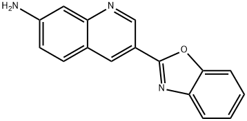 3-(Benzo[d]oxazol-2-yl)quinolin-7-amine Structure