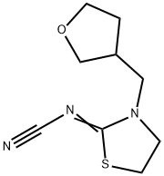 Cyanamide, [3-[(tetrahydro-3-furanyl)methyl]-2-thiazolidinylidene]- (9CI) 结构式