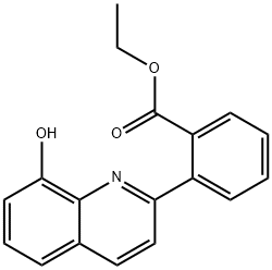 2-(8-Hydroxyquinolin-2-yl)ethyl benzoate Struktur