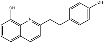 2-(4-Hydroxyphenethyl)quinolin-8-ol Structure