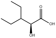 Pentanoic acid, 3-ethyl-2-hydroxy-, (2S)- Struktur