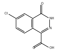 1-Phthalazinecarboxylic acid, 6-chloro-3,4-dihydro-4-oxo- Struktur