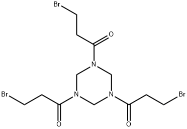 1,3,5-Triazine, 1,3,5-tris(3-bromo-1-oxopropyl)hexahydro- (9CI),65174-72-3,结构式