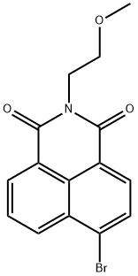 1H-Benz[de]isoquinoline-1,3(2H)-dione, 6-bromo-2-(2-methoxyethyl)- Structure