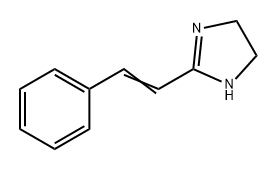 1H-Imidazole, 4,5-dihydro-2-(2-phenylethenyl)- Structure