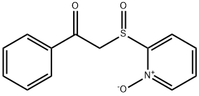 Ethanone, 2-[(1-oxido-2-pyridinyl)sulfinyl]-1-phenyl- Struktur