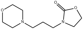 3-[3-(morpholin-4-yl)propyl]-1,3-oxazolidin-2-one Struktur