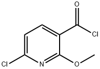 3-Pyridinecarbonyl chloride, 6-chloro-2-methoxy- Structure