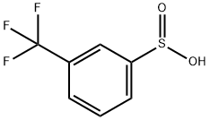 Benzenesulfinic acid, 3-(trifluoromethyl)- Structure