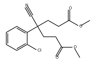 Heptanedioic acid, 4-(2-chlorophenyl)-4-cyano-, 1,7-dimethyl ester