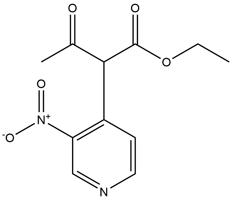 4-Pyridineacetic acid, α-acetyl-3-nitro-, ethyl ester