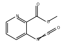 3-异氰酸基吡啶-2-甲酸甲酯 结构式