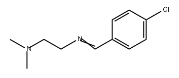 1,2-Ethanediamine, N2-[(4-chlorophenyl)methylene]-N1,N1-dimethyl- Structure