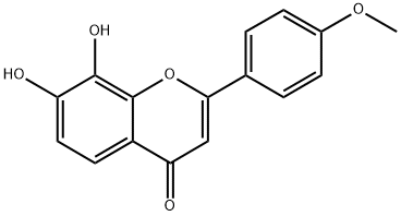 4'-methoxy-7,8-dihydroxyflavone Structure