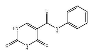 5-Pyrimidinecarboxamide, 1,2,3,4-tetrahydro-2,4-dioxo-N-phenyl- 结构式