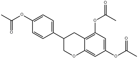 2H-1-Benzopyran-5,7-diol, 3-[4-(acetyloxy)phenyl]-3,4-dihydro-, 5,7-diacetate