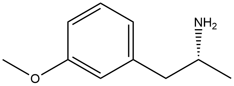 (R)-1-(3-methoxyphenyl)propan-2-amine Struktur