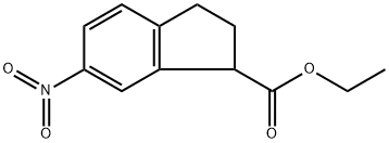 6-硝基-2,3-二氢-1H-茚-1-羧酸乙酯, 66041-52-9, 结构式