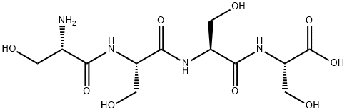 L-Serine, L-seryl-L-seryl-L-seryl- Structure