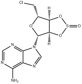 9H-Purin-6-amine, 9-[(3aR,4R,6S,6aR)-6-(chloromethyl)tetrahydro-2-oxidofuro[3,4-d]-1,3,2-dioxathiol-4-yl]-