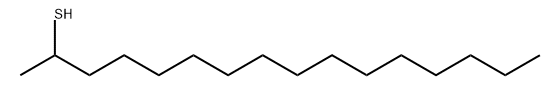 2-hexadecanethiol Structure